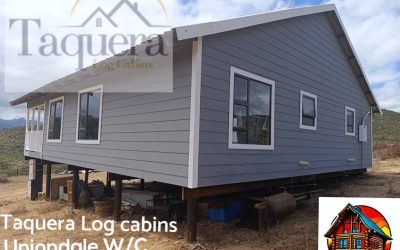Expert Log Cabin Builders: Cozy 11 m x 12 m 2-Bedroom Log Cabin Unit, Crafting Your Dream Retreat.